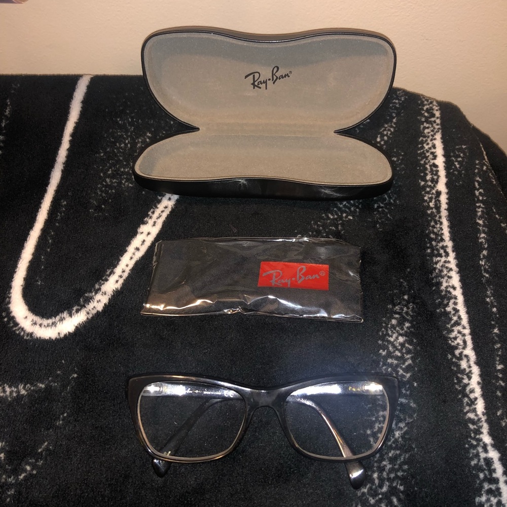 Ray Ban Brown Dark Tortoise Shell Frames Style 52… - image 1